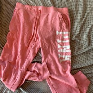 Pink sweatpants